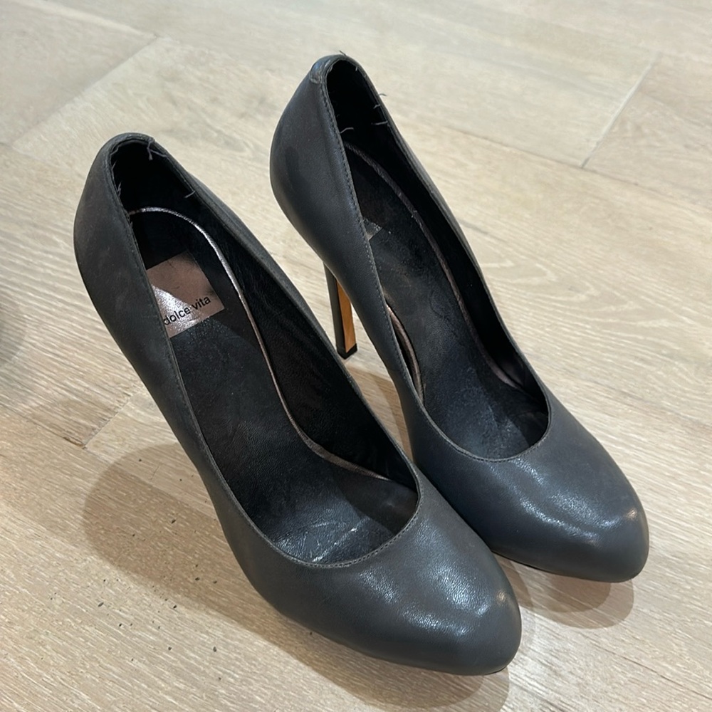 Gray Dolce Vita heels